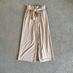 pinkish beige flare pants